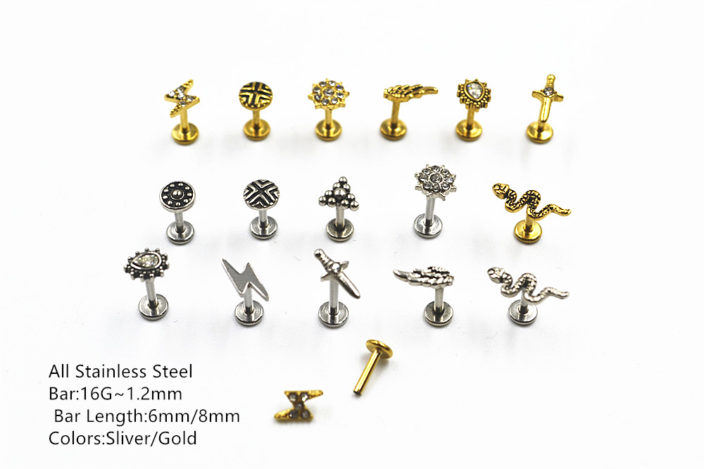 Body Jewelry Hot - 50 шт./лот ювелирные изделия для тела