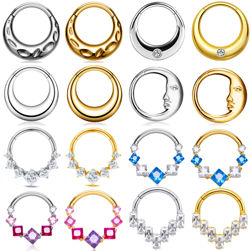 Conch Earring Hoop - 1 шт. Титановые кольца для пирсинга