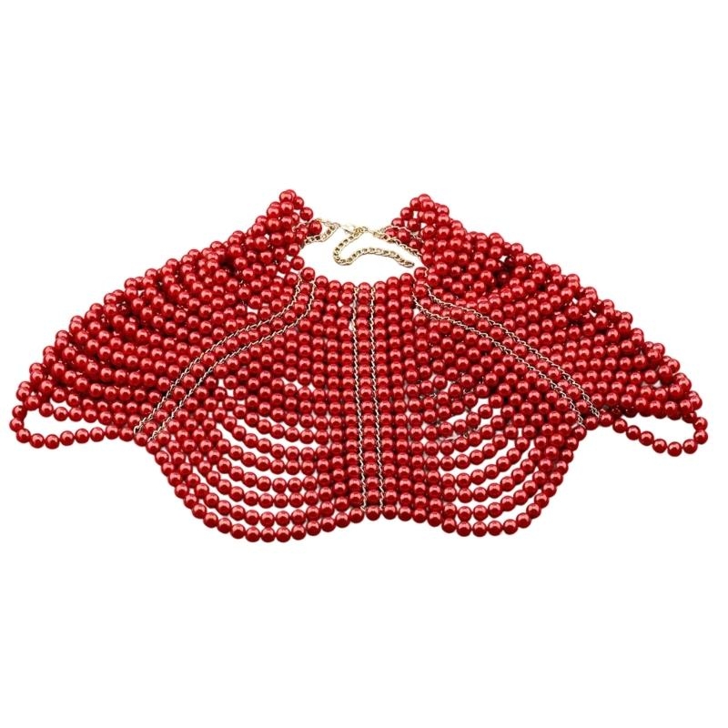 Body Jewelry Chain - 49MD Элегантная женская шаль Многослойное ожерелье