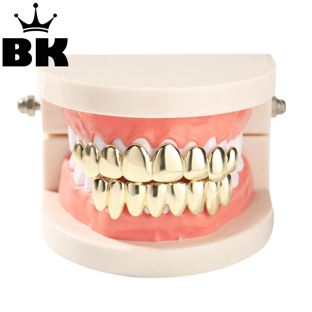 Body Jewelry Stores - Набор декоративных коронок с позолоченными деталями,