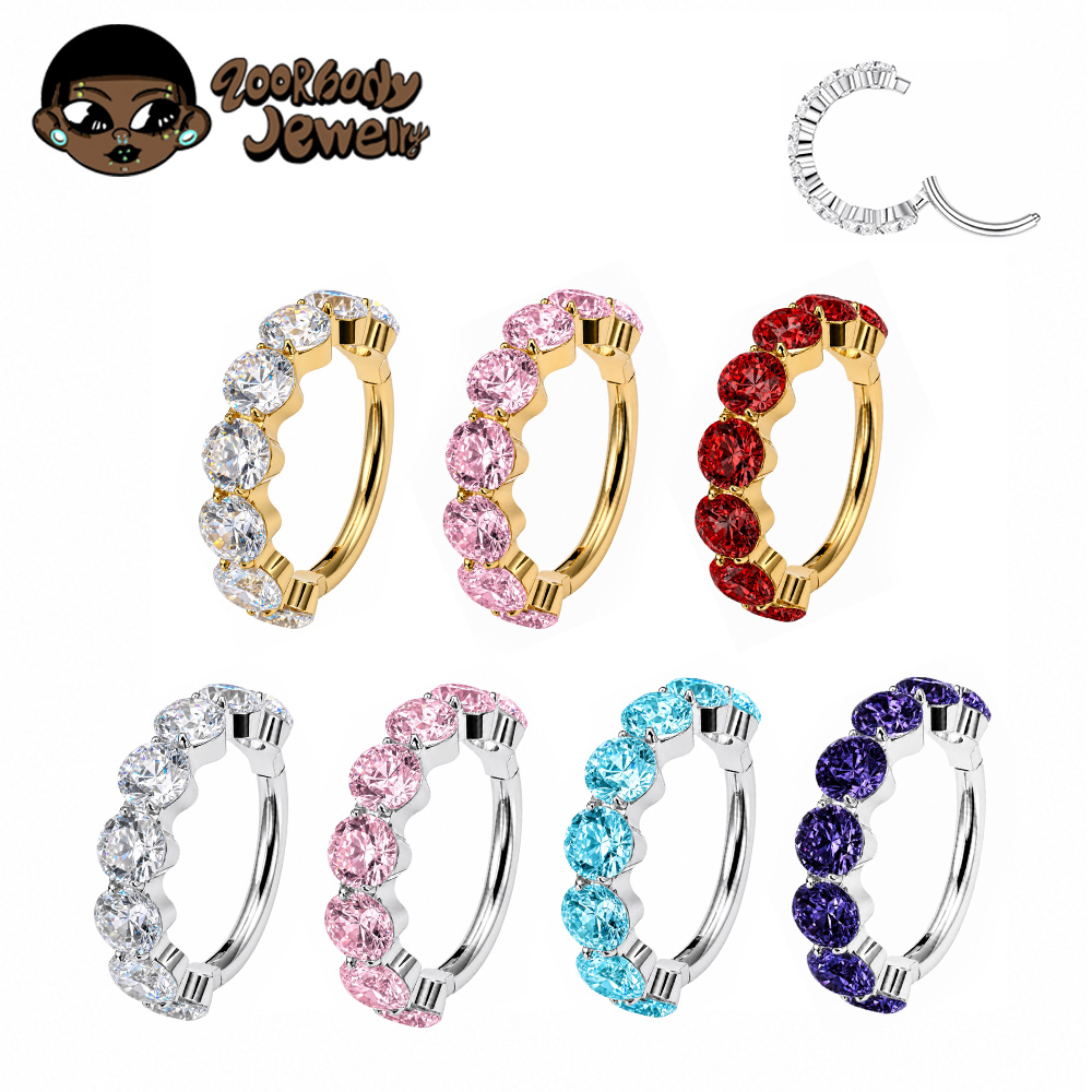 Conch Earring Hoop - Серьга-кольцо ZOOR F136 из титана с