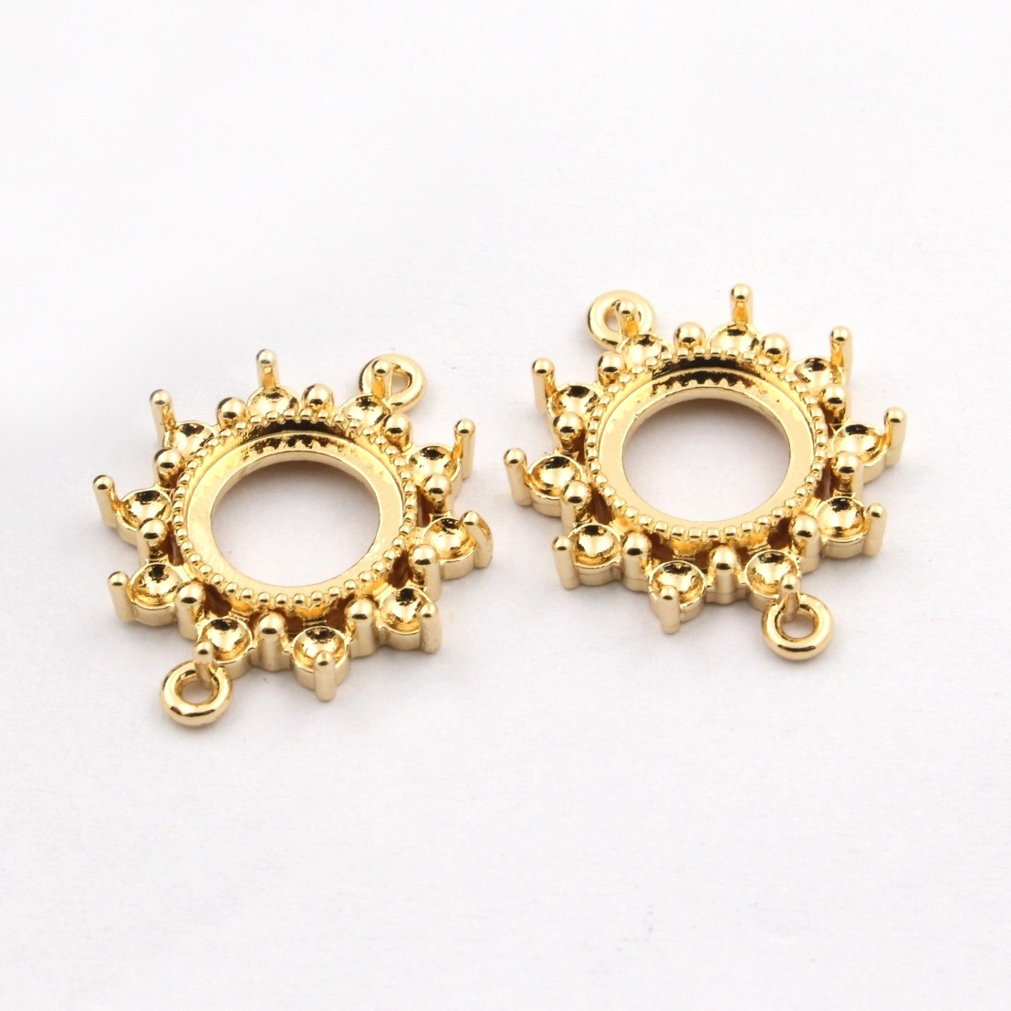 Body Jewelry Top - 20 шт. качественных латунных литых коннекторов