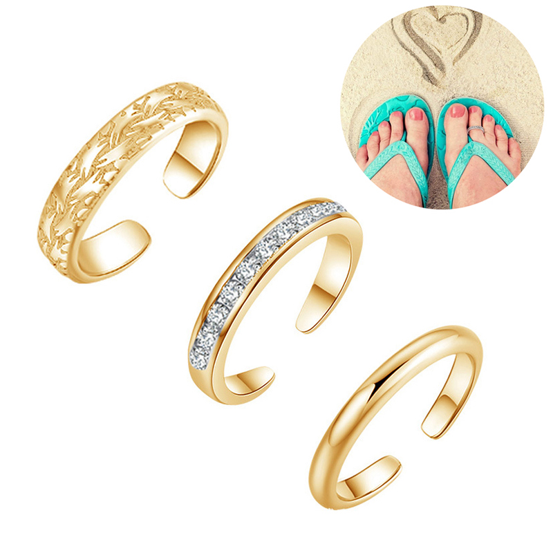 Body Jewelry Stores - Комплект Trio: женские кольца на носок,