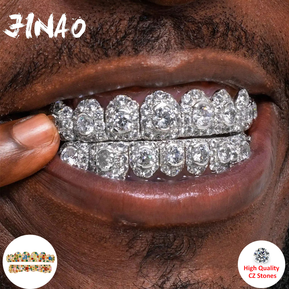 Body Jewelry Stores - JINAO Хип-хоп грилзы с полным покрытием