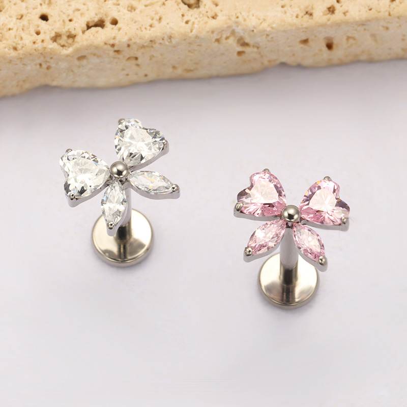ASTM F136 Титановое сердце CZ  – обзор и цена Conch Earring Hoop