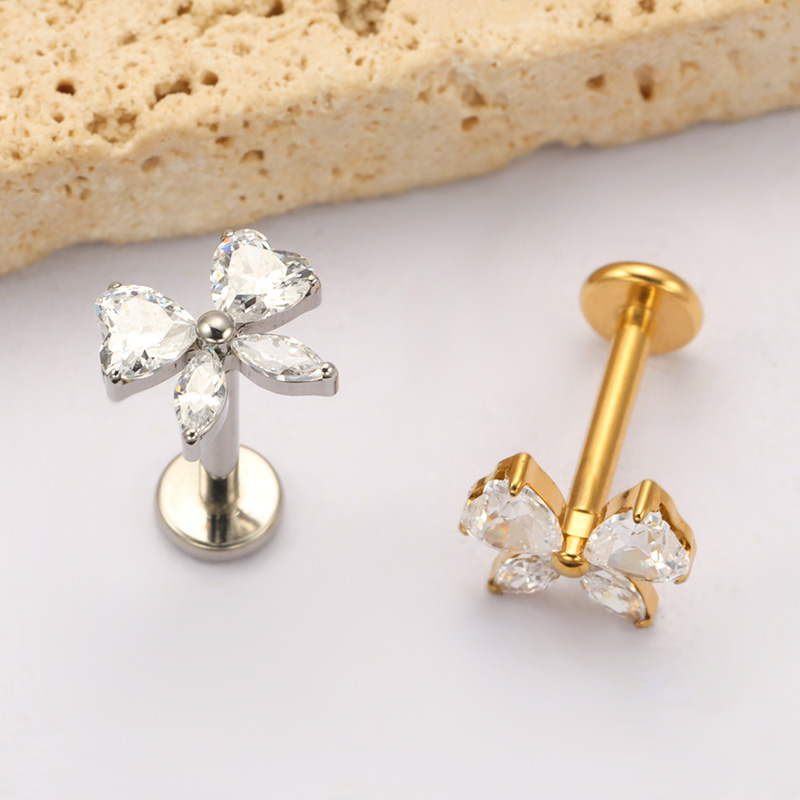 ASTM F136 Титановое сердце CZ  – обзор и цена Conch Earring Hoop