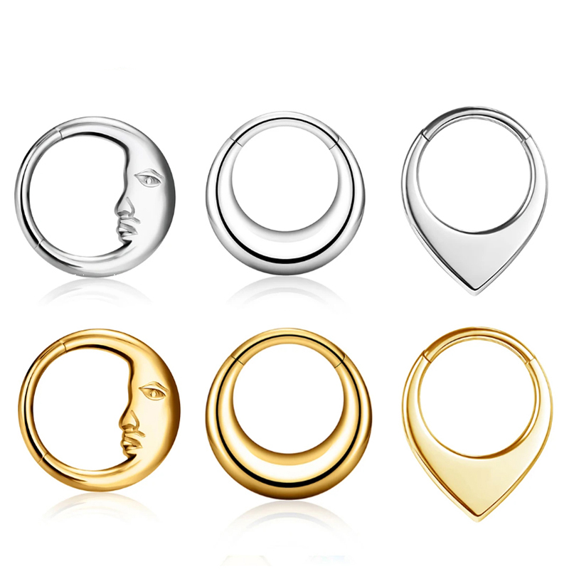 1 шт. Титановые кольца для пир – обзор и цена Conch Earring Hoop