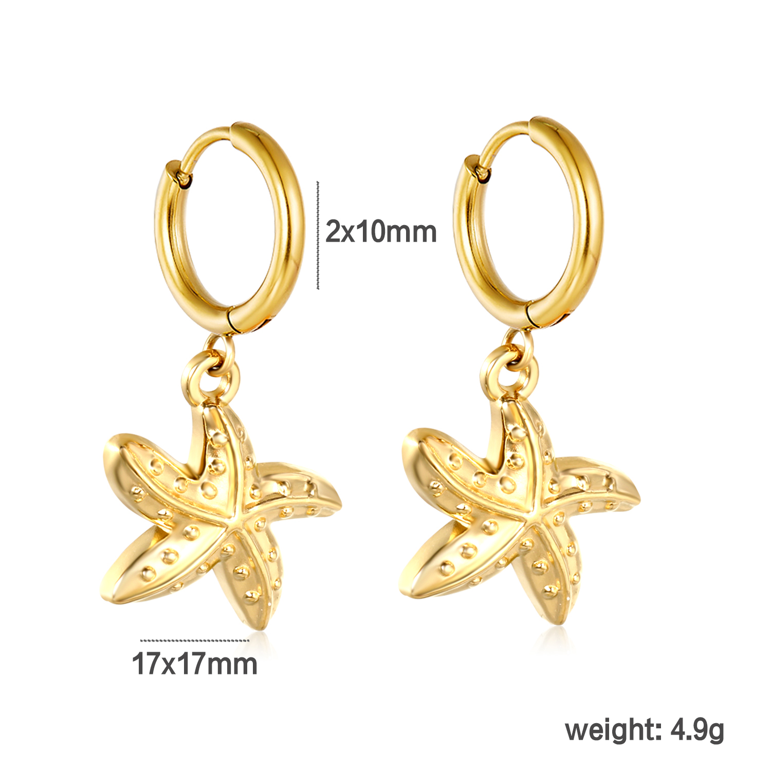 Серьги-кольца LUXUSTEEL Sea St – обзор и цена Conch Earring Hoop