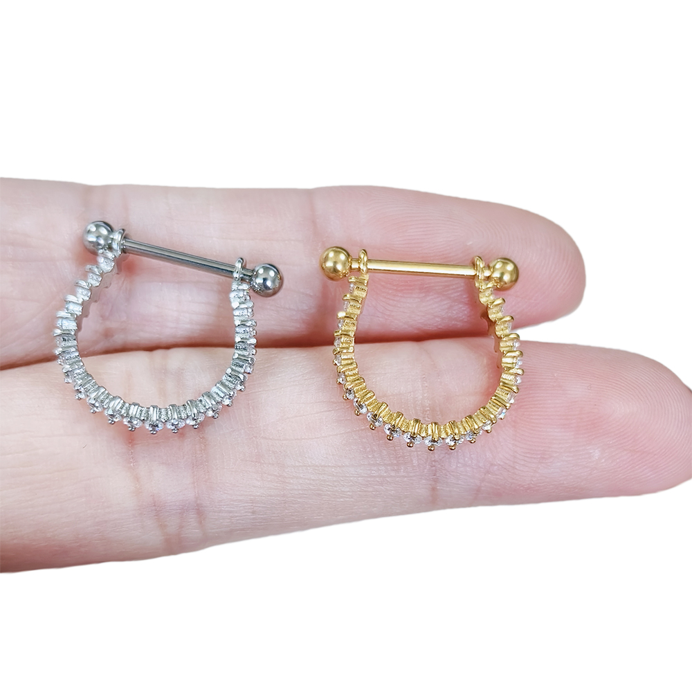 Серьги-кольца из нержавеющей с – обзор и цена Conch Earring Hoop
