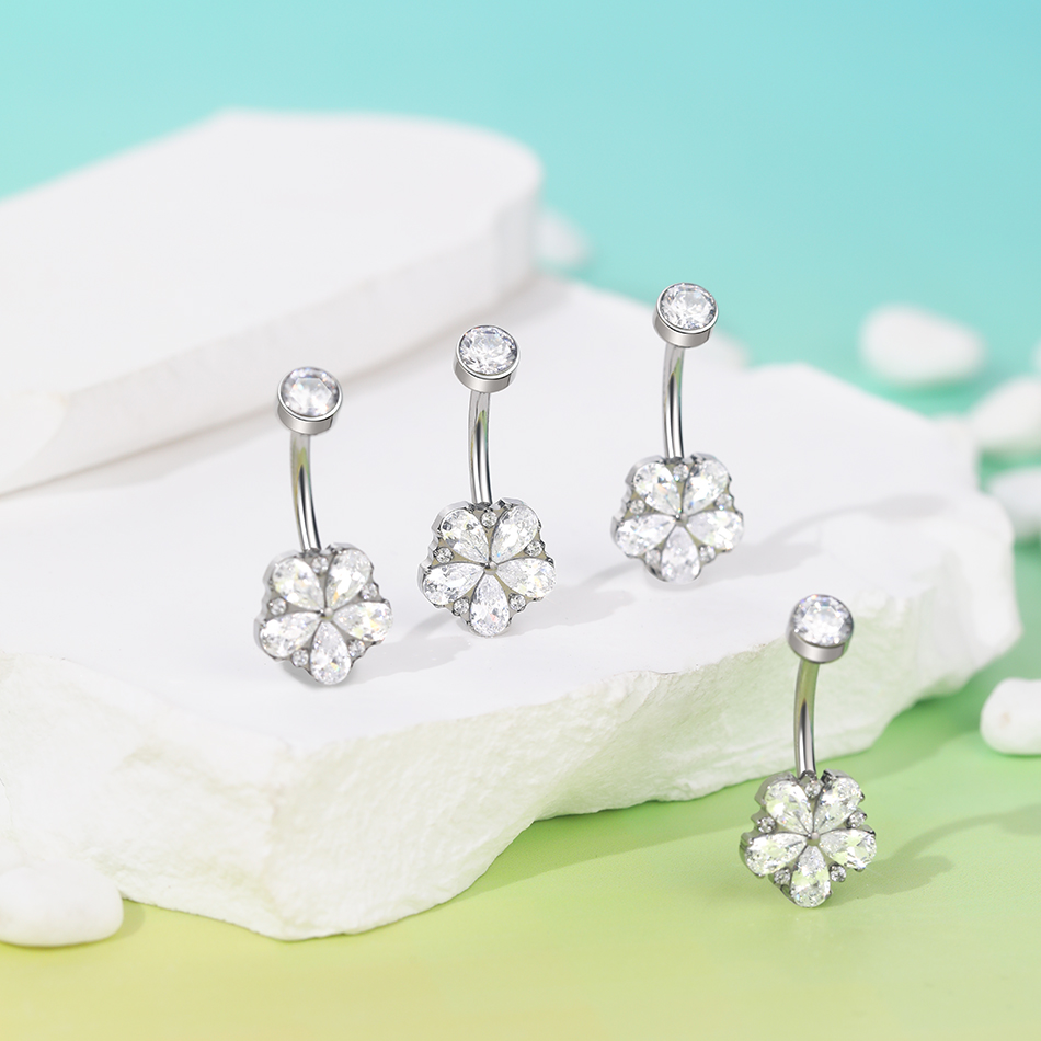 1 шт., титановое циркониевое к – обзор и цена Body Jewelry Internally Threaded