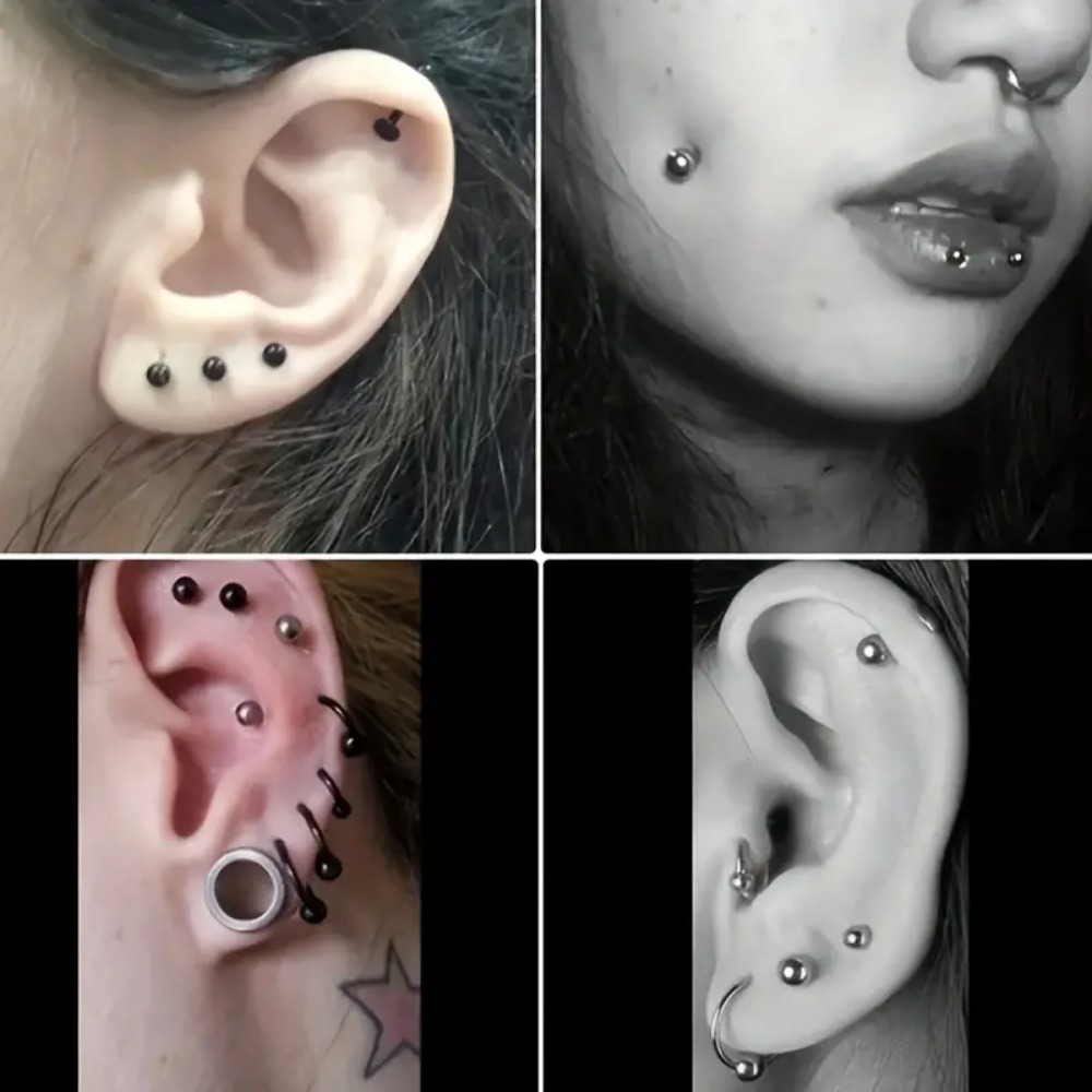 10 шт. G23 титановые серьги-гв – обзор и цена Body Jewelry Internally Threaded