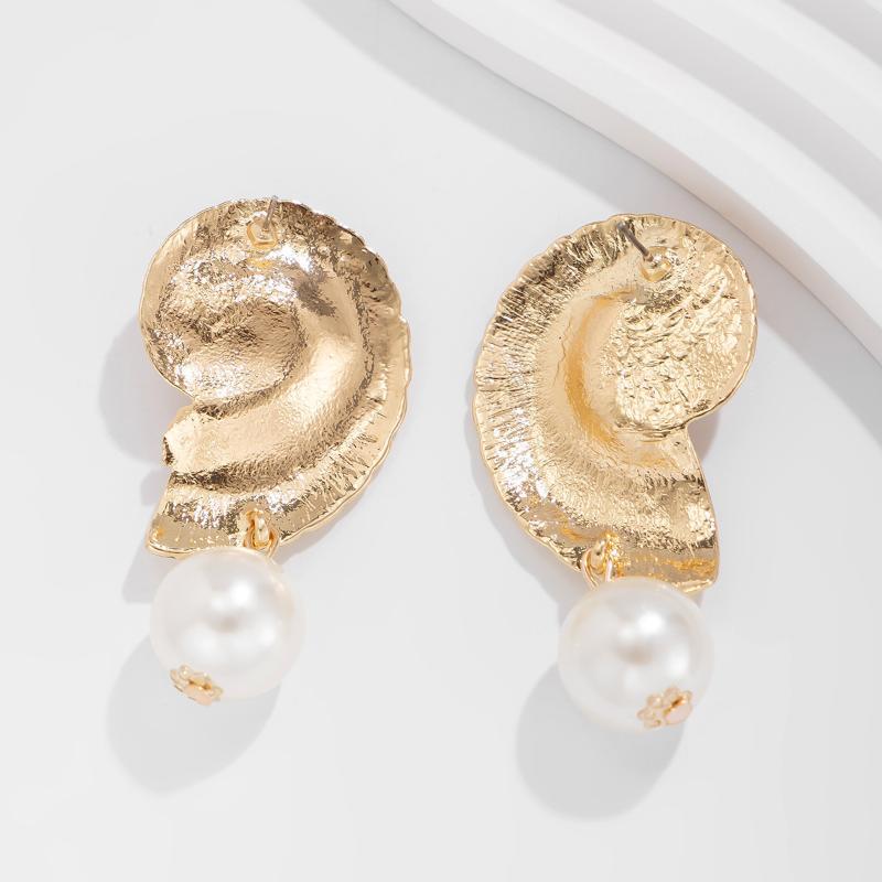 2 пары серег с имитацией жемчу – обзор и цена Conch Earring Hoop