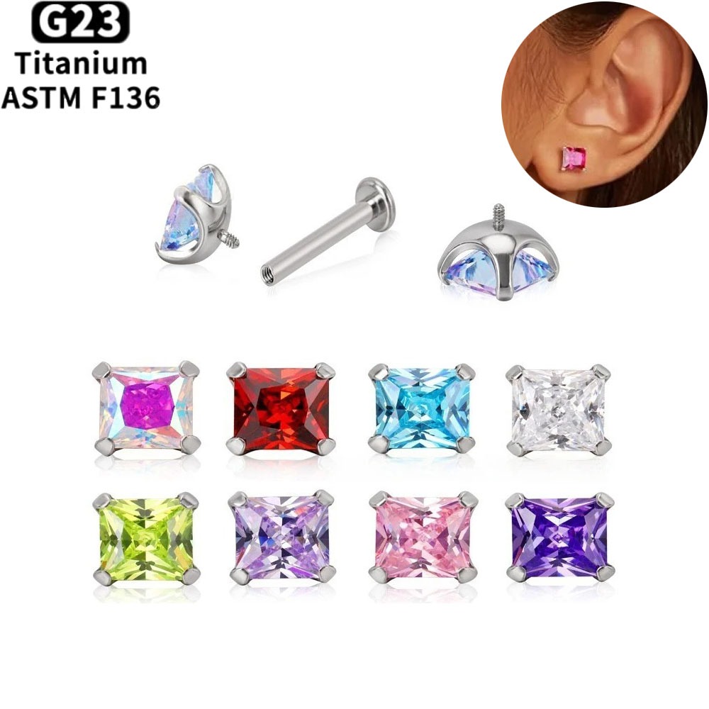 Кольца для пирсинга из титана  – обзор и цена Body Jewelry Internally Threaded