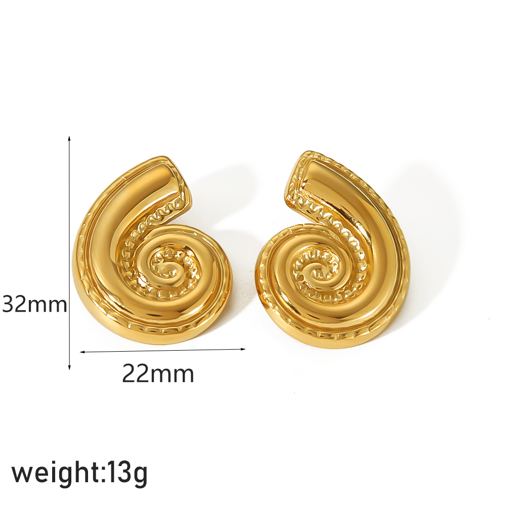 Новые товары, модные классичес – обзор и цена Conch Earring Hoop