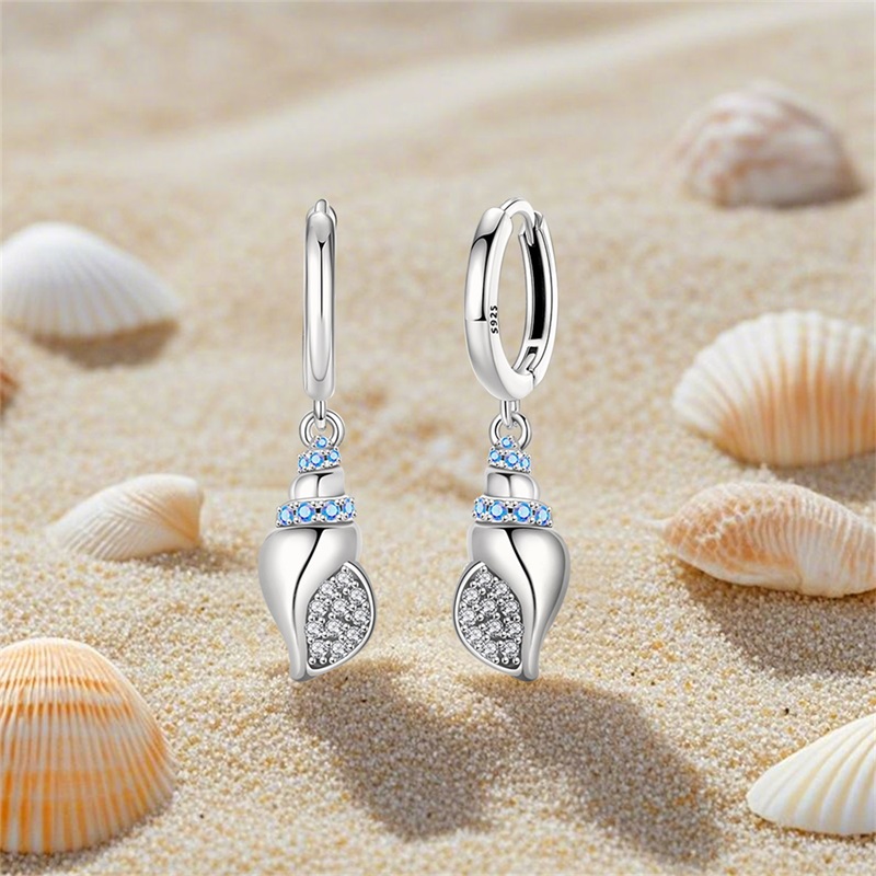 Женские серьги из стерлинговог – обзор и цена Conch Earring Hoop