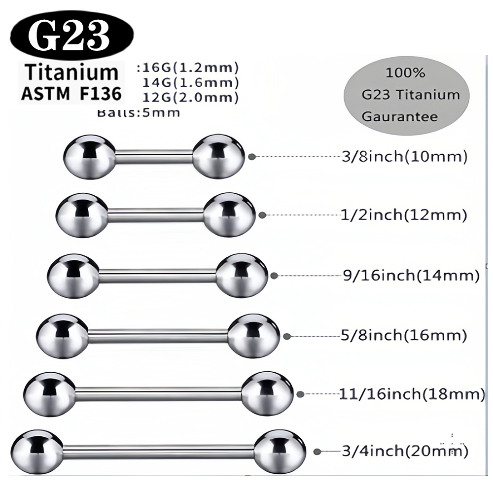 1/5/50 шт. ASTM F136 Титановые – обзор и цена Body Jewelry Internally Threaded