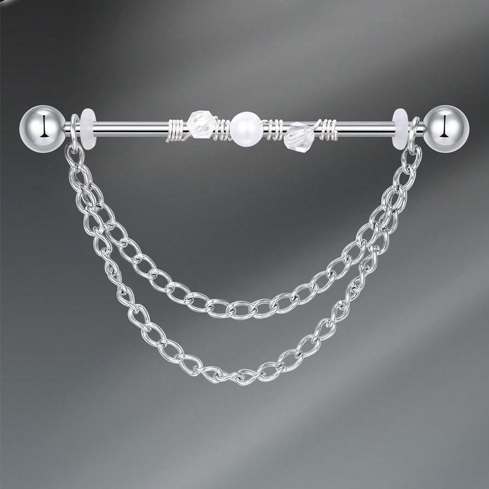 Промышленный пирсинг-штангет 1 – обзор и цена Body Jewelry Surgical Steel
